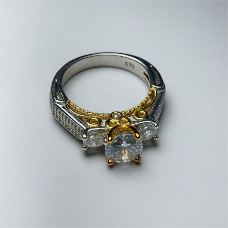 Silver Glittering Ring